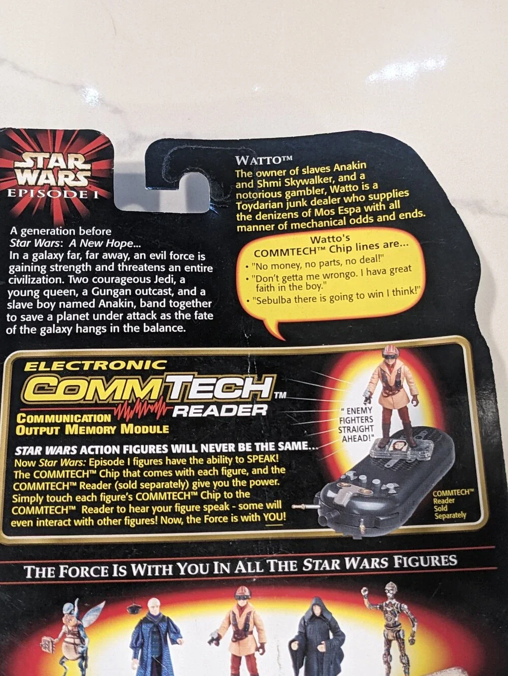 Star Wars Episode 1 Basic Figures Watto Action Figure Damage Box Hasbro 1998